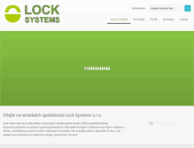 Tablet Screenshot of locksystems.cz